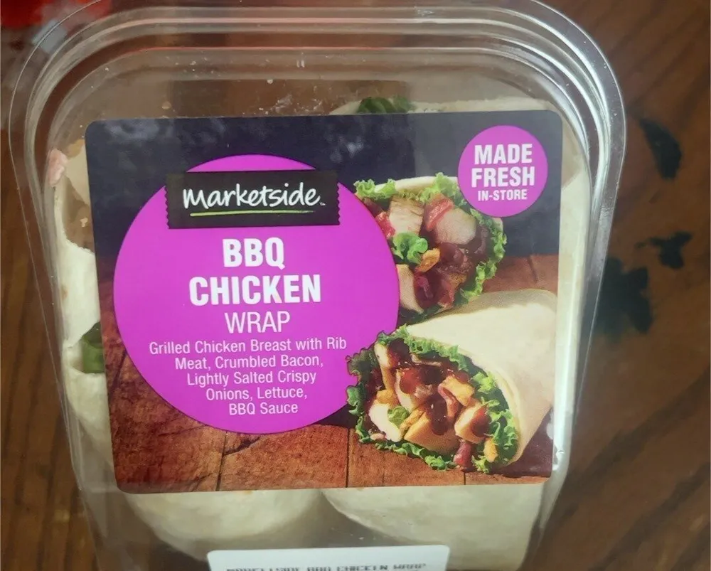 BBQ chicken wrap