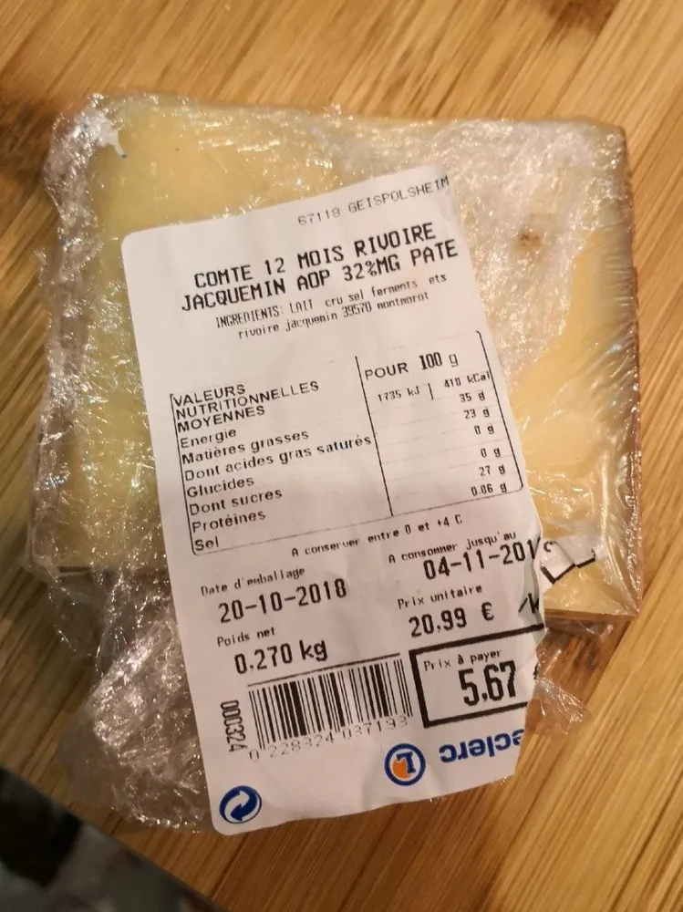 Comte 12 mois