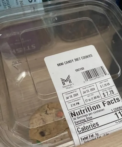 Mini Candy 36ct Cookies