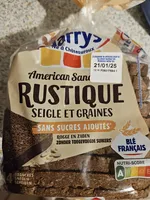American Sandwich Rustique Seigle et graines