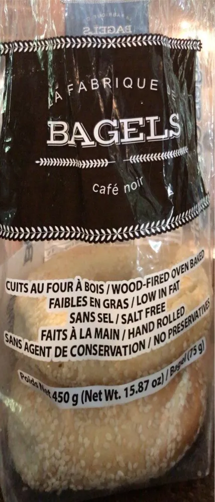 Bagels café noir
