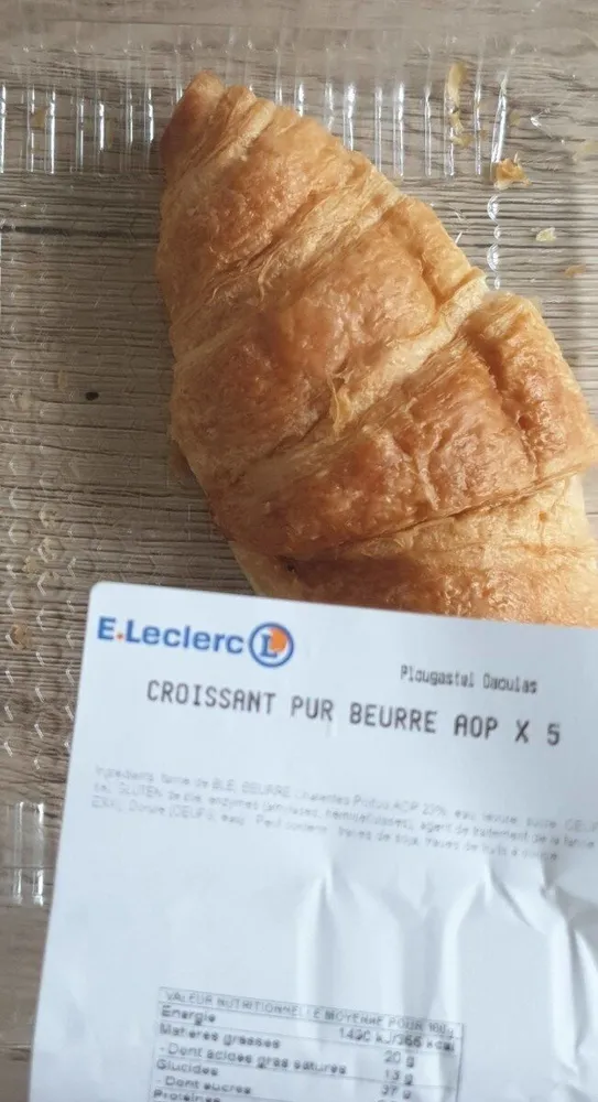 Croissant pur beurre AOP