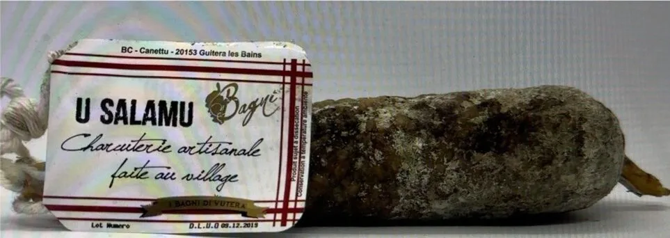 SAUCISSON DE L’ILE DE BEAUTE DE PORC SANS ADITIFS