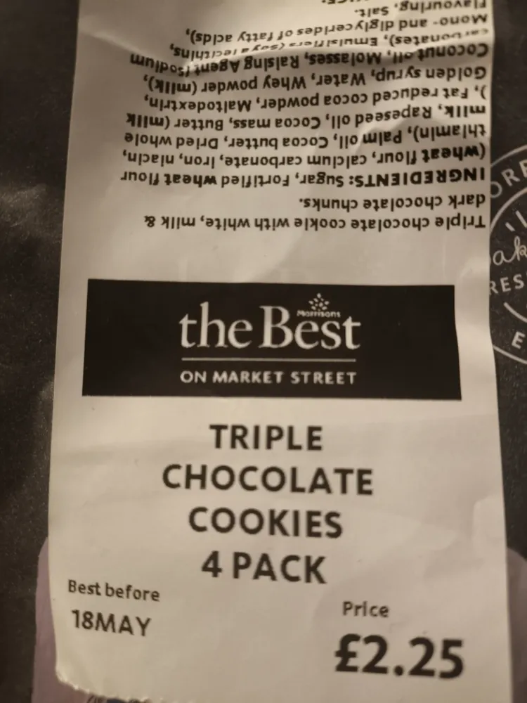 Triple Chocolate Cookies
