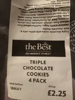 Triple Chocolate Cookies