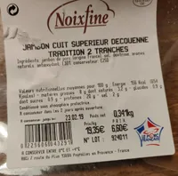 Jambon cuit sup découenné tradition