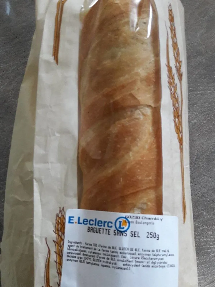 Baguette sans sel 250gr