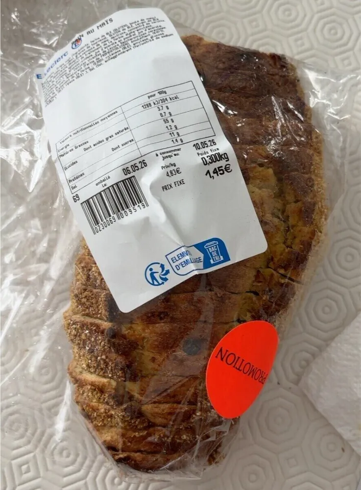 Pain au maïs