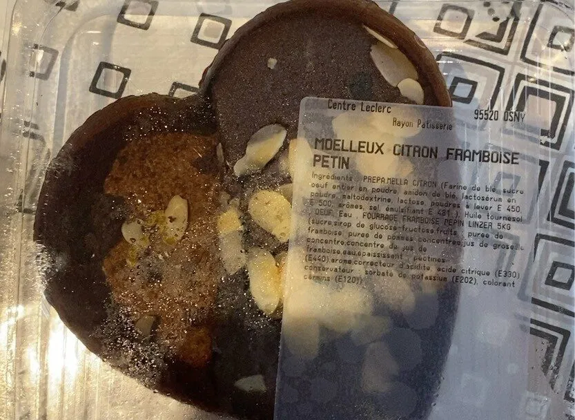 Moelleux citron framboise petin
