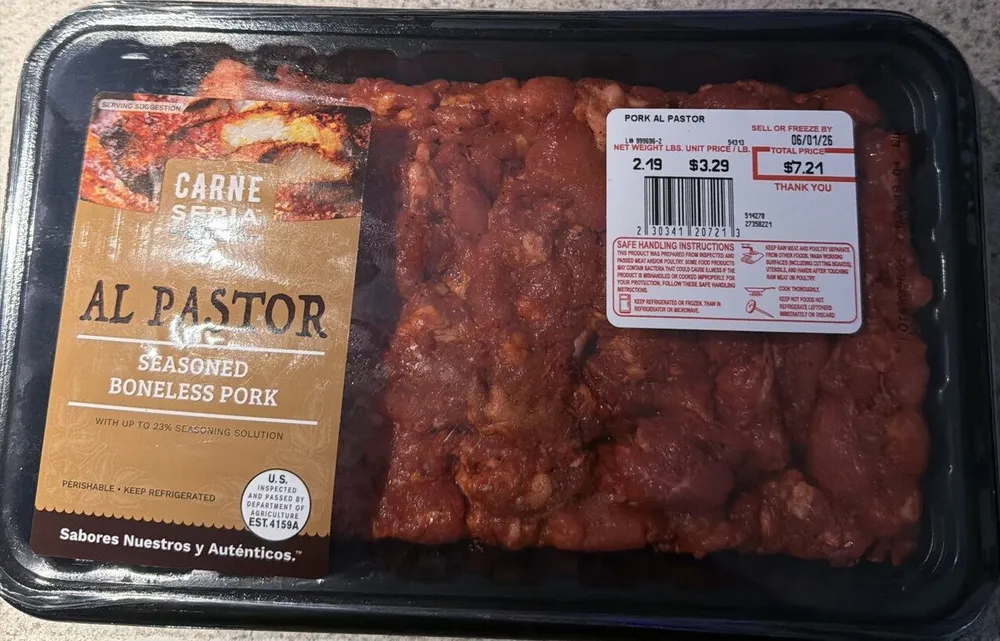 Al Pastor Seasond Boneless Pork