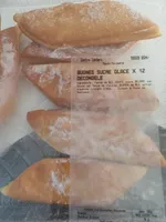 Bugnes sucre glace x12 décongelé