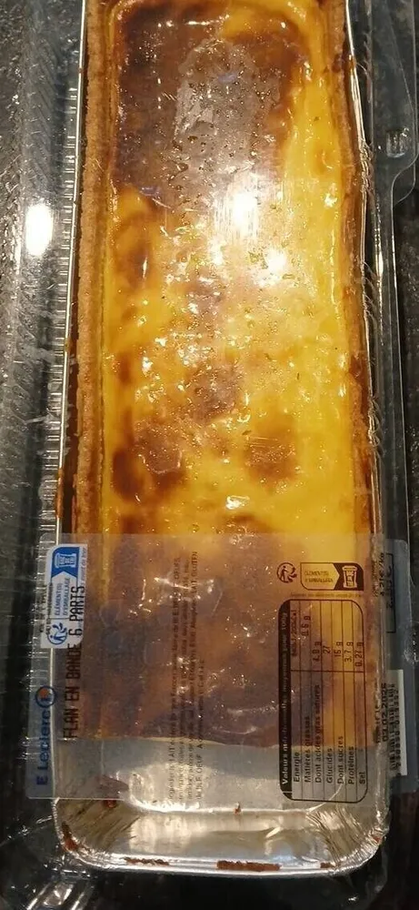Flan en bande
