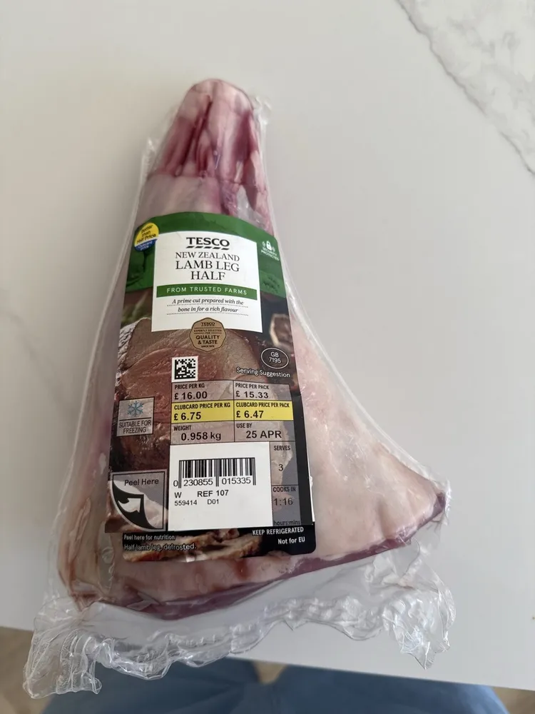 New Zealand Lamb Leg Half