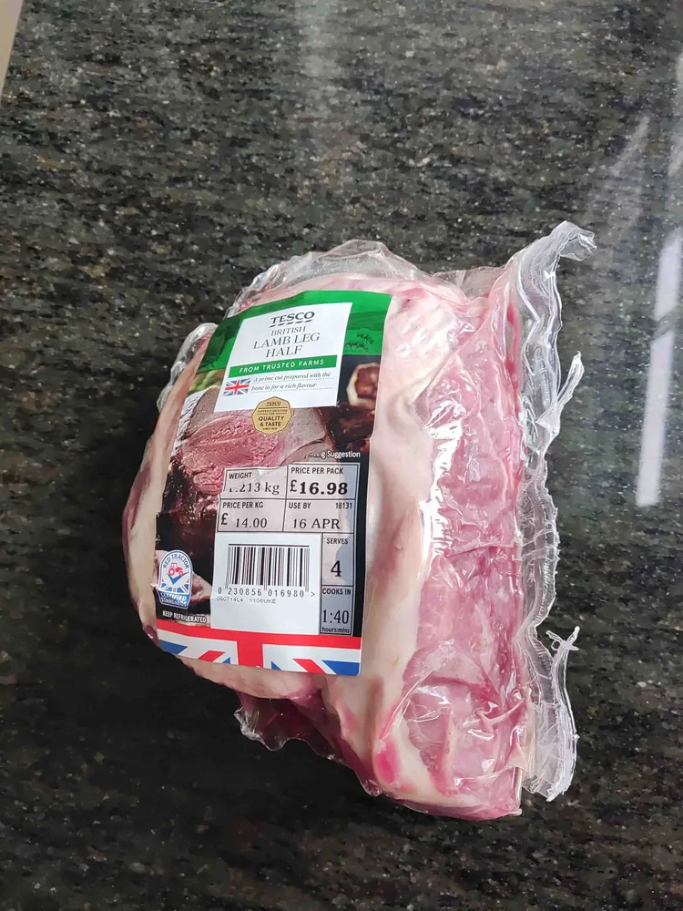 Half leg of lamb