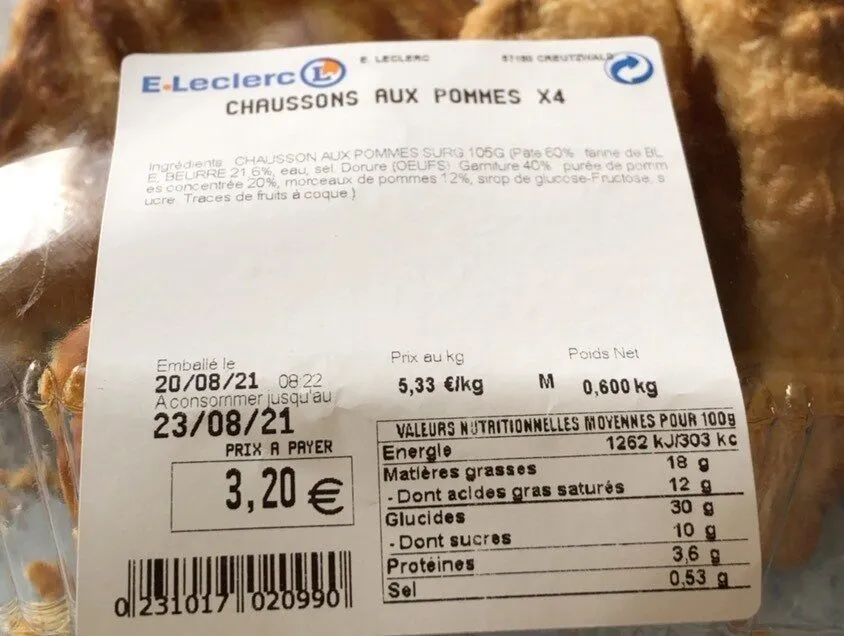 Chaussons aux pommes