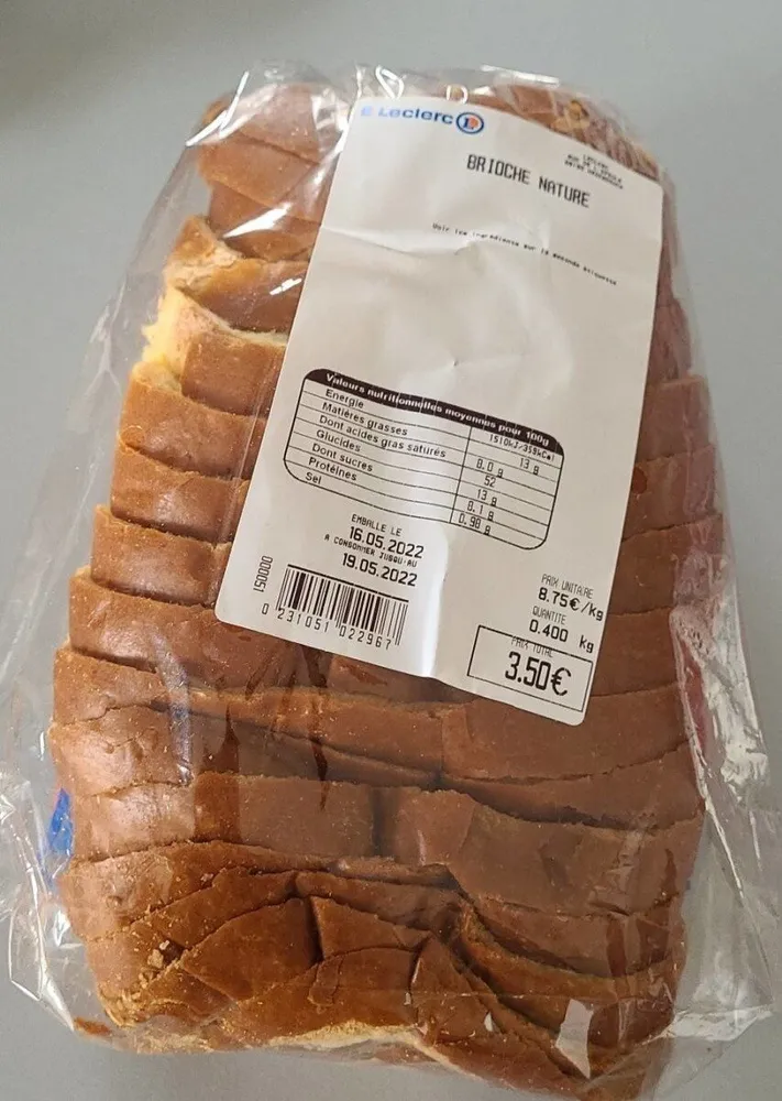 Brioche Nature