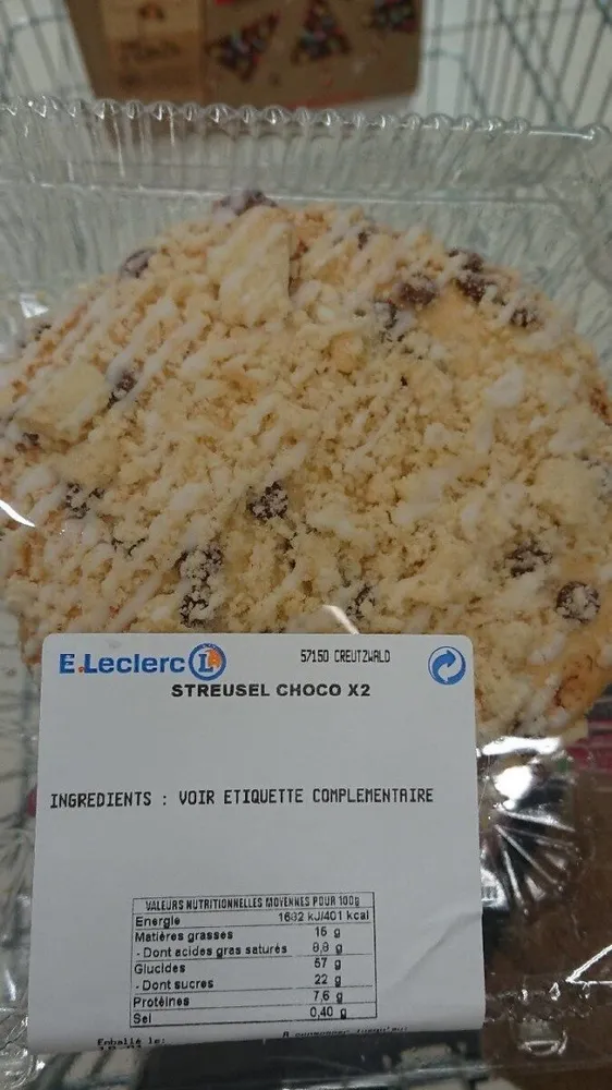 Streusel choco