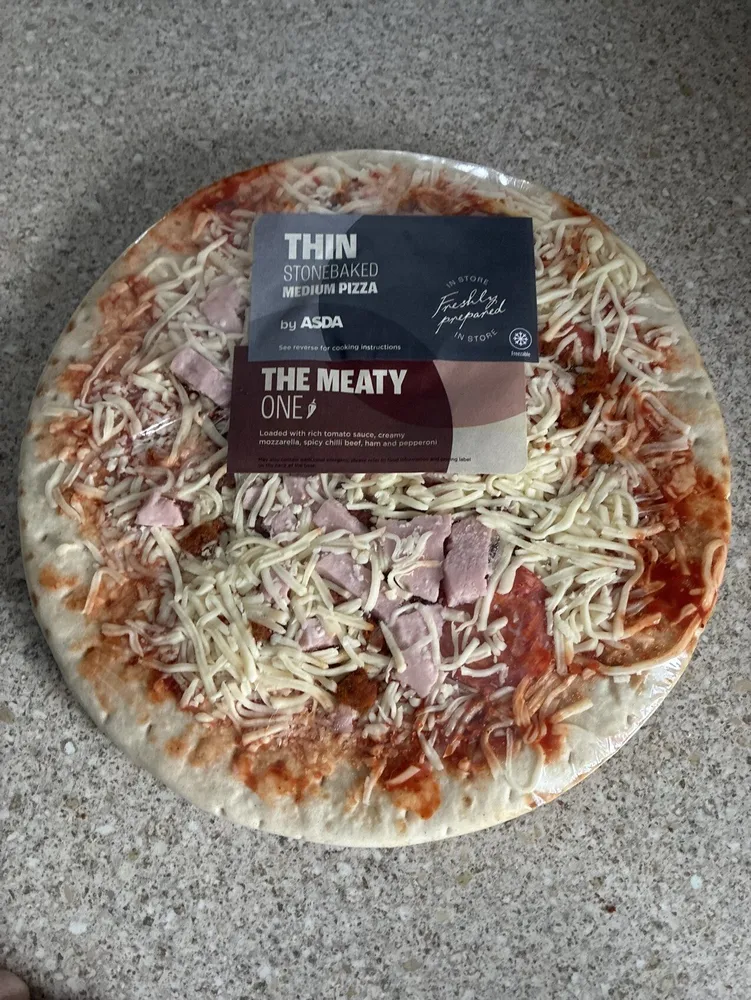 Thin Stonebaked Medium Pizza The Meaty One