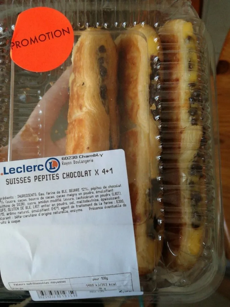 Suisses pépites de chocolat