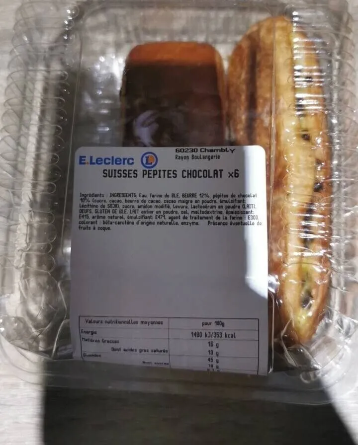 Pains suisses leclerc