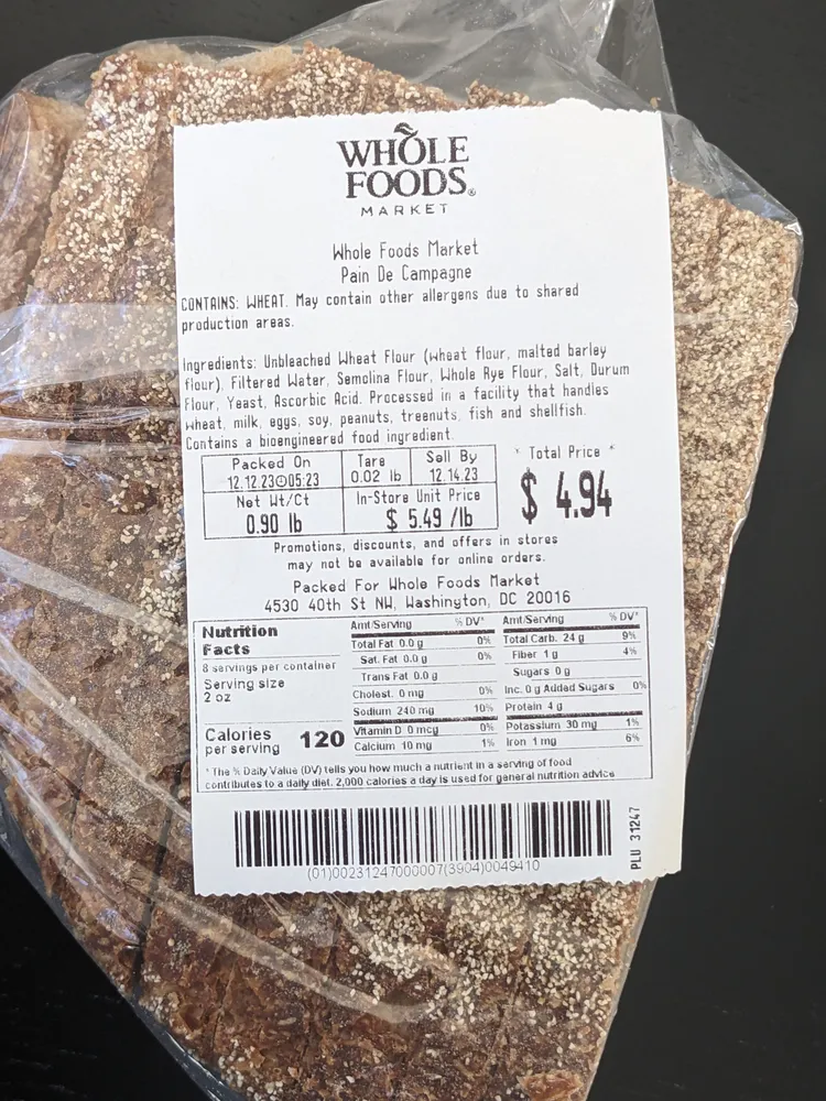 Pain De Campagne