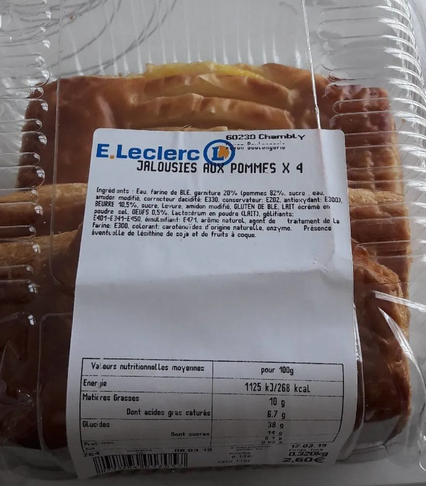Jalousies aux pommes