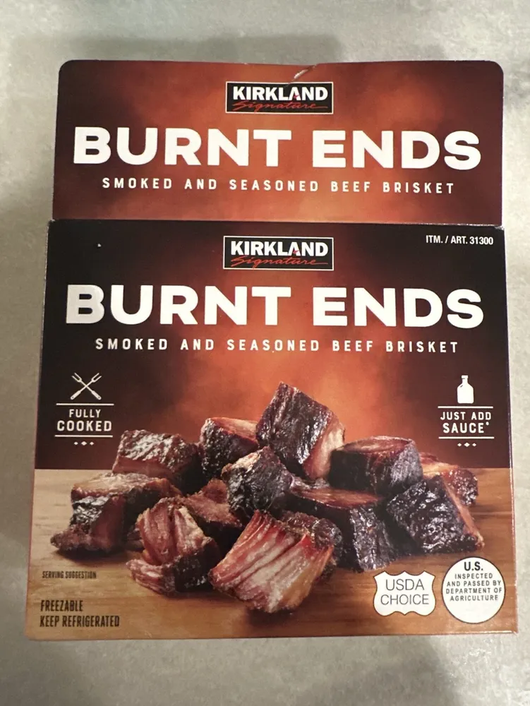 Burnt Ends Smoked and Seasoned Beef Brisket