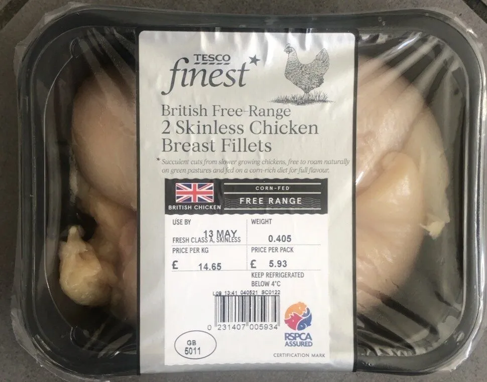 Free-Range Skinless Chicken Breat Fillets