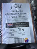2 Skinless Chicken Breast Fillets