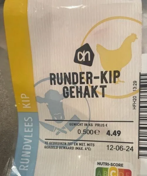 Runder Kip gehakt
