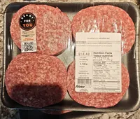 Lean Ground Beef Burgers
