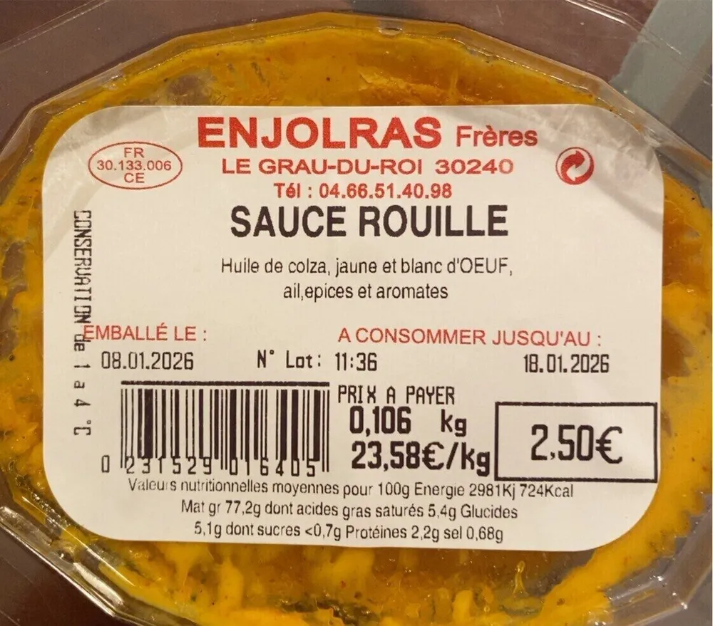 Sauce rouille