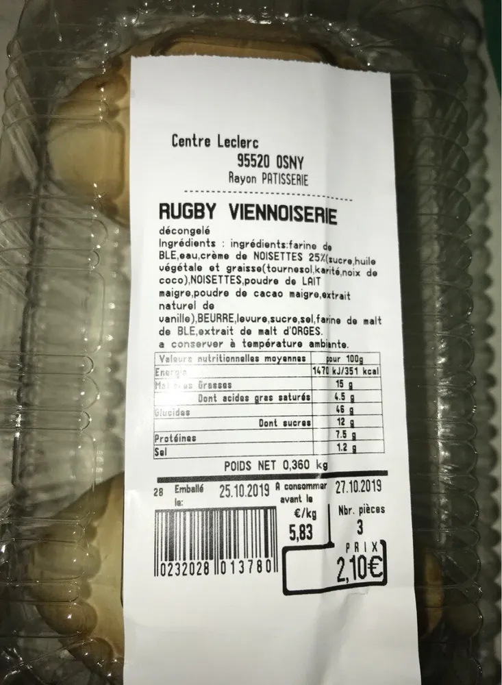 Rugby Viennoiserie