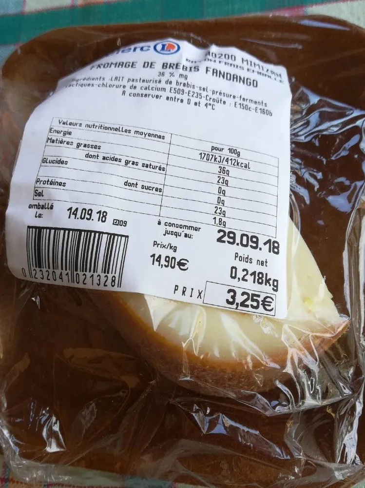 Fromage de brebis fandango