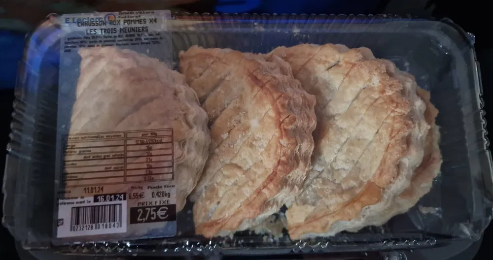 Chausson Aux Pommes x4 (Les Trois Meuniers)