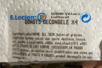Donut decongelés x4