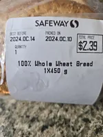 100% Whole Wheat Bread