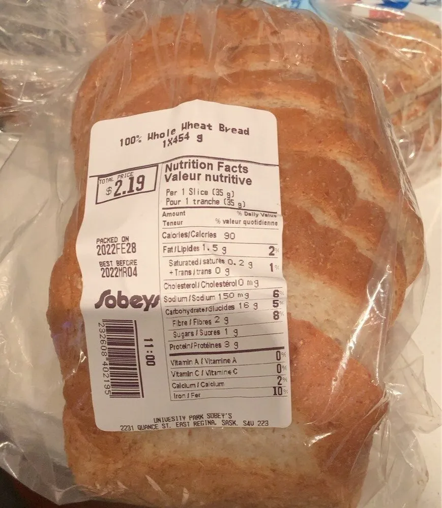Whole Wheat Bread