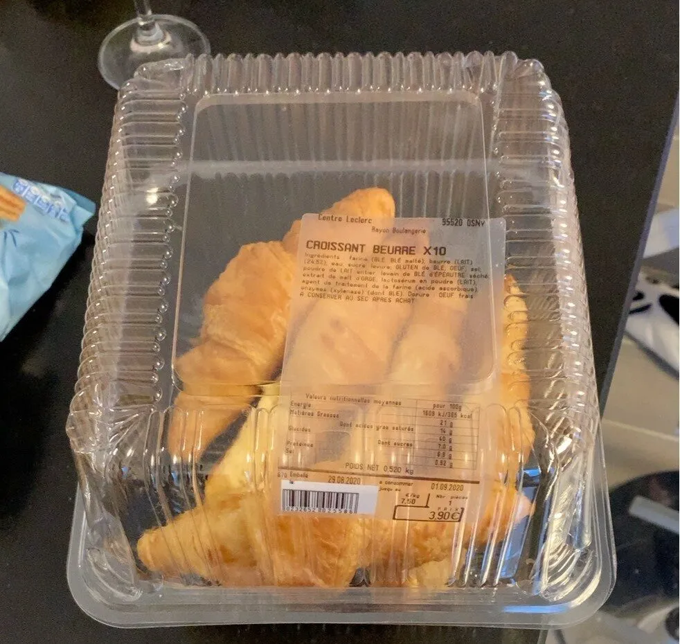 Croissant beurre x10