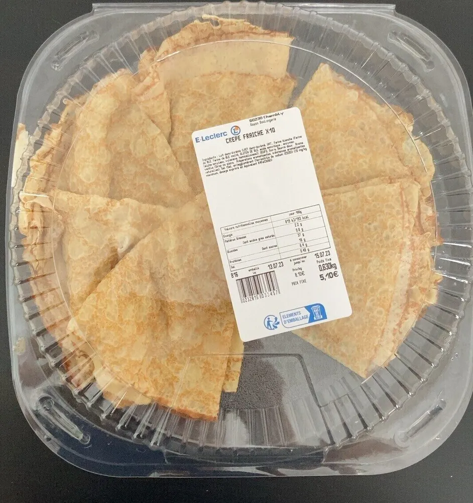 Crepes fraîche