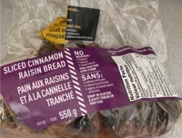 Pain aux raisins et à la cannelle