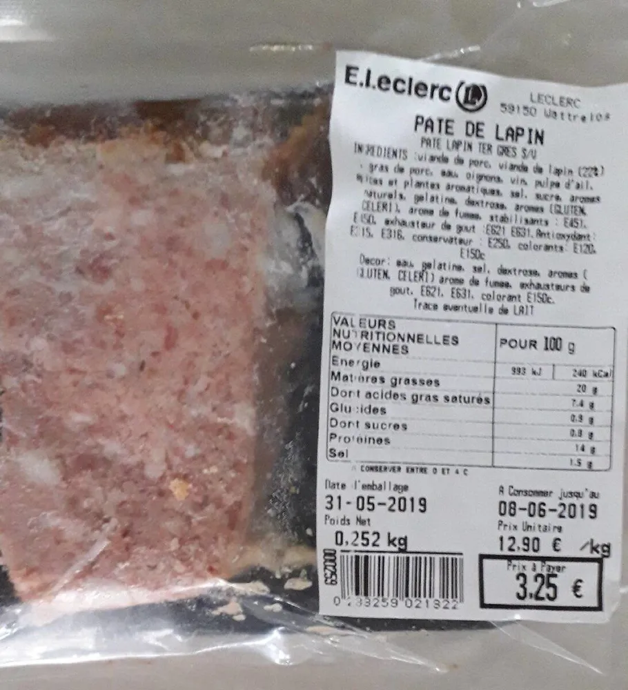 Pâté de lapin