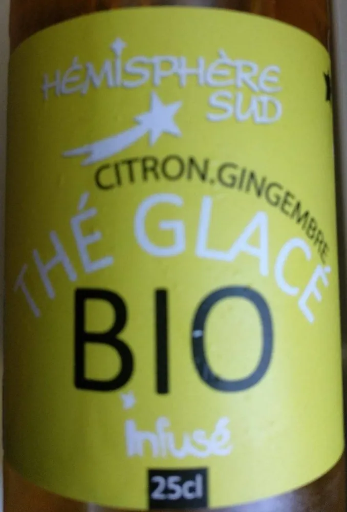 Thé glacé citron gingembre