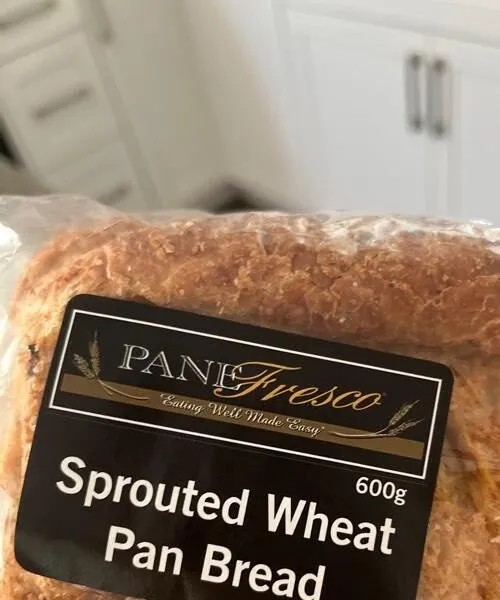 Sprouted wheat pan bread