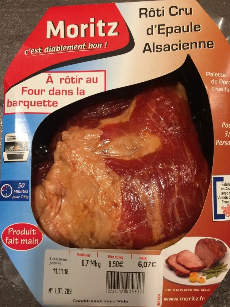 Roti cru d'épaule alsacienne