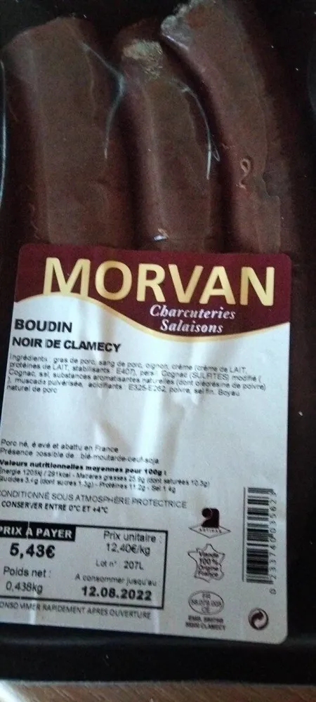 Boudin noir de Clamecy