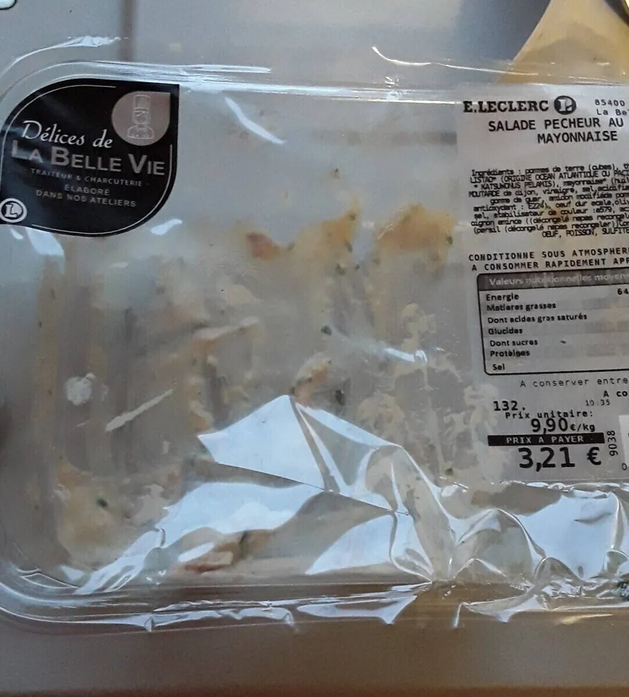 Salade pêcheur au thon mayonnaise