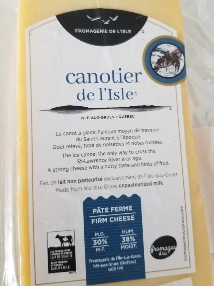 Fromage le canotier de l'isle