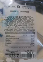 Salade piémontaise