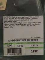 Saucisses  aux herbes